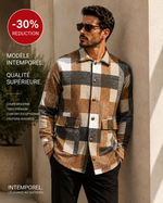 Charger l'image dans la galerie, Surchemise Camel « Intemporelle » — Édition AYMAN Market
