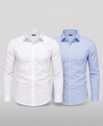 Charger l'image dans la galerie, 🛡️ La Garantie "Élégance Sans Compromis" CHEMISE CLASSIQUE 
"Portez-la 7 jours. Si un seul de vos collègues ne vous complimente pas sur votre chemise, on vous rembourse à 100% ET vous gardez la chemise."
