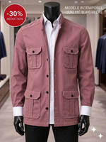 Charger l'image dans la galerie, La Surchemise Indispensable 4 Poches, 1 Allure :Col Officier, Style Supérieur
